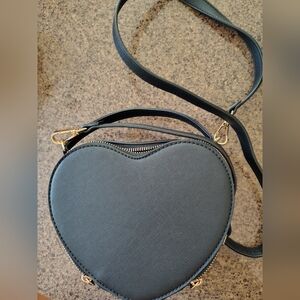Designer Fashion Crossbody Heart Purse Bag
